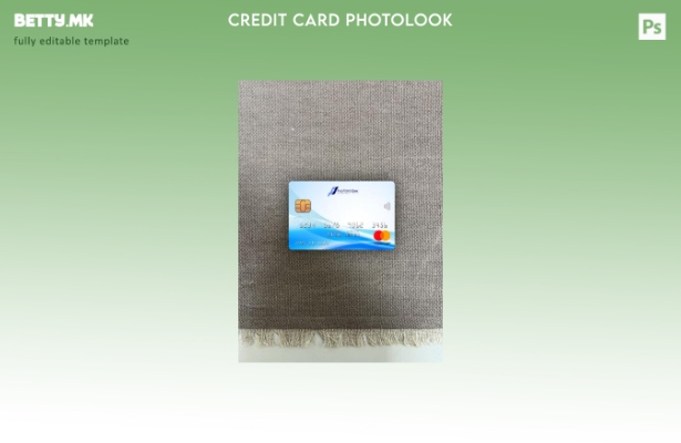 модерен стил на USA Nebraska Five Points Bank за мастер картички со фото изглед 